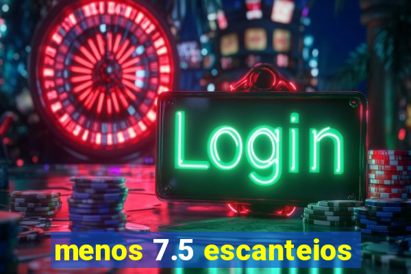 menos 7.5 escanteios